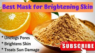 Orange Peel Powder Face Mask for Glowing Skin 🍊 Orange Peel Powder Benefits| Skin Brightening