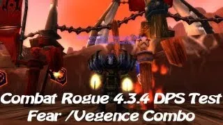 World of Warcraft 4.3.4 - Combat Rogue DPS Test - Fangs of The father Stage 1 Daggers