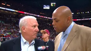 Charles Barkley Funny Interview with Gregg Popovich