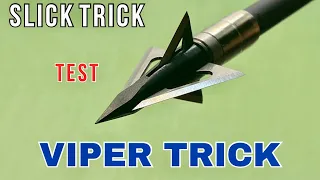 SLICK TRICK VIPER TRICK, 125 gr Broadhead Test