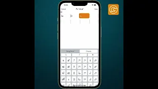 Create a new song in Genius Jamtracks app