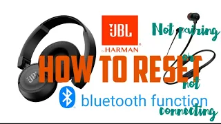 How To Reset Bluetooth Functions  All Jbl Headphones