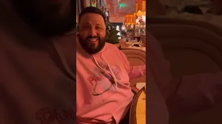 Dj KHALED Overwhelmed Over The Food At A Italian Restaurant