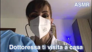 ROLEPLAY MEDICO ASMR ITA 🩺💊💼 Visita medica a domicilio - At home doctor roleplay 👩🏻‍⚕️🏠