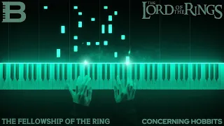 The Fellowship of the Ring – Concerning Hobbits (Piano Cover)
