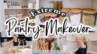 EXTREME PANTRY MAKEOVER || Pantry Organization Ideas 2023 || DIY Pantry Transformation