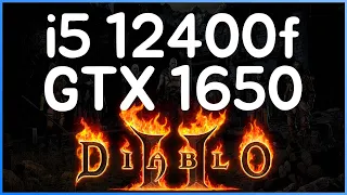 i5 12400f + GTX1650 디아블로2 레저렉션 Diablo 2 Resurrected