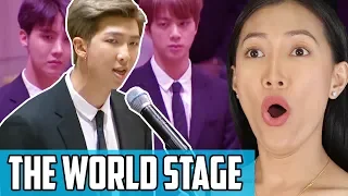 BTS - RM United Nations Speech Reaction | At The UN Representing The Music World, Not Just Kpop