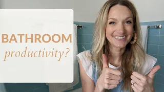 11 productivity hacks FOR THE BATHROOM?! (Get more done during your daily bathroom time!)