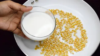 If you have a glass of Milk and Corn,  Try this Recipe !  / Incredibly good !  / NILA'S CUISINE