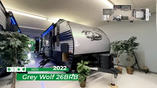 Cherokee Grey Wolf 26BRB Travel Trailer for sale at All Seasons RV in Streetsboro, Ohio.