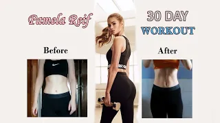 I TRIED PAMELA REIF WORKOUT FOR 30 DAYS | Results Before & After