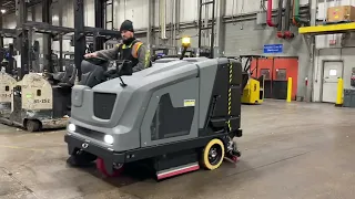 The Electrified Karcher B 300 RI Industrial Sweeper Scrubber