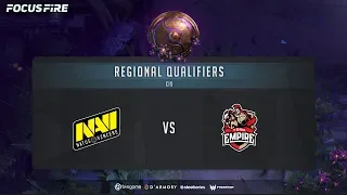 Natus Vincere vs Team Empire (BO1) | The International 2019 CIS Regional Qualifiers