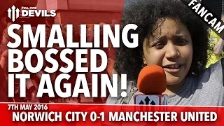 Smalling Bossed It Again! | Norwich City 0-1 Manchester United  | FANCAM