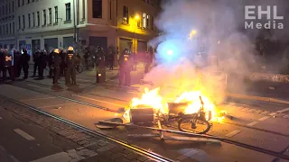 LINKSEXTREME GREIFEN POLIZEI AN: Großeinsatz am "Tag X" in Leipzig [03.06.2023]