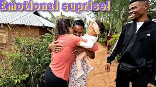 Surprising My African Mum In The Village With My Family..She Almost Cried.