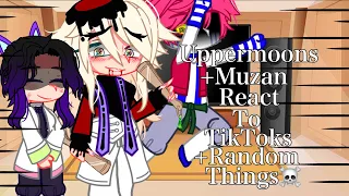 //Uppermoons +Muzan React To TikToks +Random Things☠️||Part 1||/Demon Slayer Spoilers!
