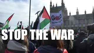 Biggest march for Palestine in UK history - National March for Palestine London UK