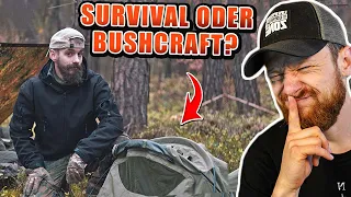 SURVIVAL oder BUSHCRAFT? - Was ist eigentlich der Unterschied? | Fritz Meinecke reagiert