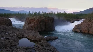 "Putorani or a trip along the Yenisei river to basalt sombrero"