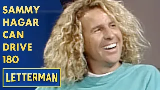 Sammy Hagar Really Can't Drive 55 | Letterman