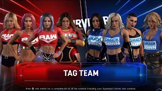 WWE2K22 SURVIVOR SERIES PPV TEAM RAW VS TEAM SMACKDOWN