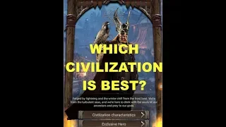 Clash Of Kings : WHICH CIVILIZATION IS THE BEST?