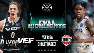 VEF Riga v Cholet Basket | Full Game Highlights | #BasketballCL 2023-24