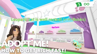 HOW TO GET RICH FAST in Adopt me! *INFINITE BUCKS!?* #Roblox #Adoptme #amazing