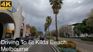 Driving From Southbank To St Kilda Beach | Melbourne Australia | 4K UHD