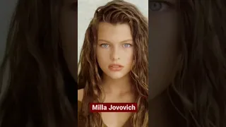 Milla Jovovich Then and Now How They Changed #shorts #thenandnow #millajovovich #howtheychanged