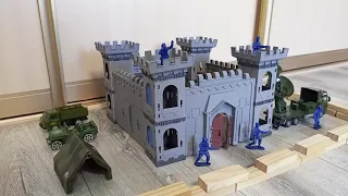 Army Men Stop Motion | The Castle | Анимация | Игрушечные солдатики штурмуют замок