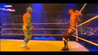 Sin Cara vs Evan Bourne WWE Raw Roulette 6/27/11 - No Countout Match Highlights