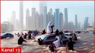 Arab countries surrender to flood - Situation in Dubai reaches critical level, flights are postponed