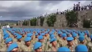 Askerlerin Eski Ordu Marşı İle Yemin Törenine Gidişi