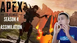 REACTING TO SEASON 4 - ASSIMILATION *HYPE REACTION AND BREAKDOWN* | Apex Legends