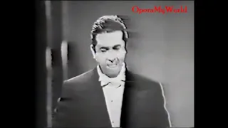 Giuseppe Di Stefano - "Che Gelida Manina" - 4/11/1962 (Rare Video) [Improved Sound]