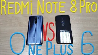 Сравнение Redmi Note 8 Pro с OnePlus 6