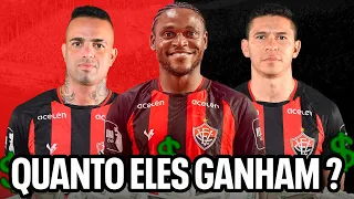 SALÁRIOS DO JOGADORES DO VITÓRIA ATUALIZADO 2024 (LUAN, LUIZ ADRIANO,OSVALDO..)