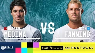 Gabriel Medina vs. Mick Fanning - Quarterfinals, Heat 4 - MEO Rip Curl Pro Portugal 2017