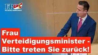 Volker Reifenberger (FPÖ) - Versagen des Vertrauens gegenüber Verteidigungsministerin Tanner