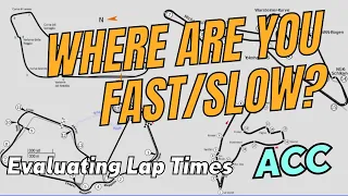 ACC: How to evaluate your lap times and consistency across the different tracks