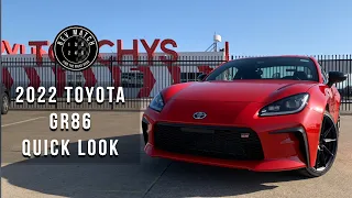 2022 Toyota GR86 Quick Look