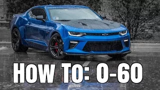 How To: Best 0-60 Time in a Manual Transmission Car (6th Gen Camaro)