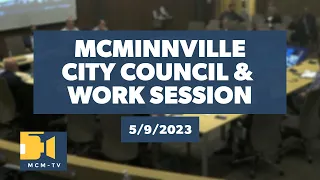 McMinnville City Council 5/9/2023