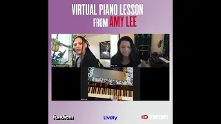 Virtual Piano Lesson With Amy Lee - Fandiem | 12.02.2021
