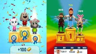 Subway Surfer Error Bug Games vs Talking Tom Gold Run Funny Racing - Friv4T