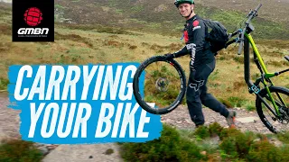 How To Carry Your Mountain Bike | Hike-A-Bike Techniques