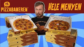 10000 Kalorier fra Pizzabakeren på EN TIME?! - HELE Porsjonspizza Menyen 🍕